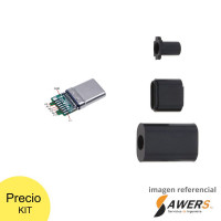 Kit Conector USB Tipo C 3.1 Macho (24P)