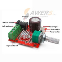 PAM8610 Mini Amplificador 2CH 10W regulable PAM8610 Mini Amplificador 2CH 10W regulable