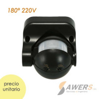 Sensor de Movimiento PIR IP44 180grados 220VAC Sensor de Movimiento PIR IP44 180grados 220VAC