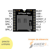 DFPlayer Mini - Decodificador MP3 para Arduino