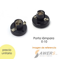 base socket para bombilla E10 E14