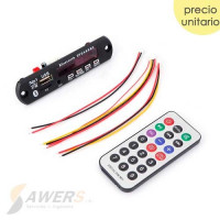 Reproductor MP3 747D Bluetooth FM SD Aux 12V