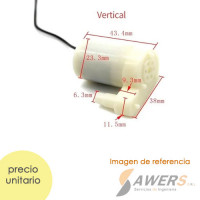Mini Bomba de Agua Sumergible 5V 1.5W 1.3L/min