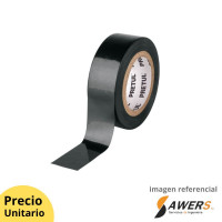 Cinta aislante pvc 19mmx9M  negro Cinta aislante pvc 19mmx9M  negro