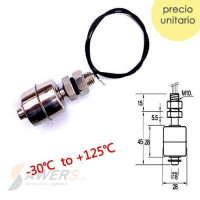 Sensor Nivel de Agua Vertical acero inoxidable 45mm