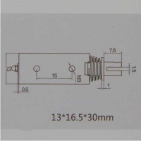 Solenoide Efecto Lineal JF-0530B 6V/12V Solenoide Efecto Lineal JF-0530B 6V/12V