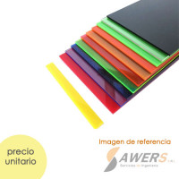 Lamina acrilica CAST 4mm traslucido 40x50cm