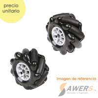 Rueda Mecanum Omnidireccional 60x30mm