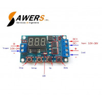 Temporizador 0-999min Mosfet 12V