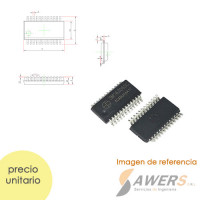 SM16206 Controlador de corriente 16CH 5V-32mA