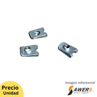Tuerca Flotante para cacha de moto 5mm