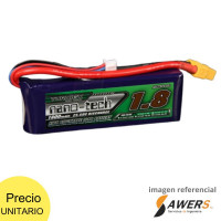 Bateria Lipo 7.4v 1800mAh 2S 25C-50C Turnigy Nano-Tech Bateria Lipo 7.4v 1800mAh 2S 25C-50C Turnigy Nano-Tech