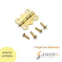 Mini Bisagra tipo  Mariposa 20x17mm
