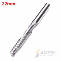 Fresa Corte espiral 1 flauta CED=SHK=3.175mm Fresa Corte espiral 1 flauta CED=SHK=3.175mm