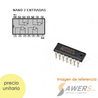 74LS37 Compuerta Logica 2 entradas NAND