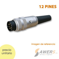 Conector DIN Macho 12P - LUMBERG SV120