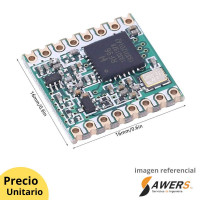 Tranceptor Inalambrico RFM95 LoRa SX1276  915Mhz