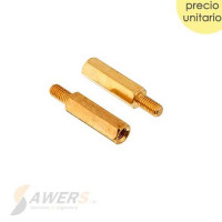 Tornillo Separador hex metalico M-H M3x6 M3x10