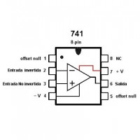 LM741 Amplificador Operacional DIP