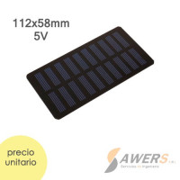 Panel Solar 133*73mm 6V 100mA