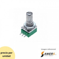 Potenciometro de audio RV097NS 20/50k 3P 15mm Potenciometro de audio RV097NS 20/50k 3P 15mm