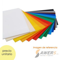 Lamina Acrilica Color Solido 4mm 40x50cm