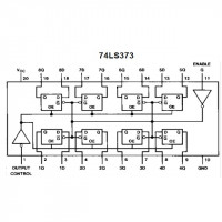 74LS373 Flip Flop tipo D