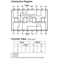 74LS75 Latch Tipo D DIP