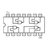 74LS132 TTL NAND 2 Entrada Positiva Schmitt Trigger 74LS132 TTL NAND 2 Entrada Positiva Schmitt Trigger