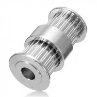 Polea DUAL GT2 20 dientes d=5mm correa=6mm