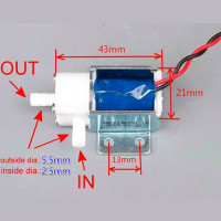 Valvula Solenoide electrica (mini) NO 12V 7psi Valvula Solenoide electrica (mini) NO 12V 7psi