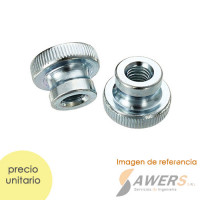 Tuerca rosca moleteada M5 (pack de 4pcs)