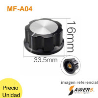 Perilla Knob para potenciometros multivuelta