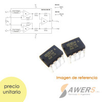 INA128P Amplificador de instrumentacion CMR 120dB