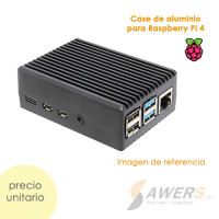Case de aluminio para Raspberry Pi 4 Case de aluminio para Raspberry Pi 4