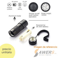 LED Linterna UV 12LED 395-400nm