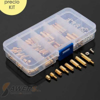 Kit de 120pcs tornillos hexagonal LATON