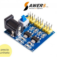 Regulador DC-DC 12V a 3.3V y 5V (AMS1117)