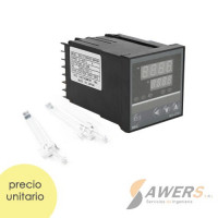 REX-C700 Controlador Digital PID de Termocupla 220VAC - RELAY de 0-400°C