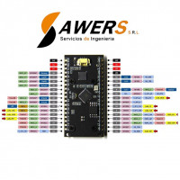 TTGO LORA32 V1.3 ESP32-SX1276-OLED 915Mhz antena externa