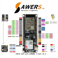 TTGO T-Call V1.4 ESP32-SIM800L WIFI - GPRS TTGO T-Call V1.4 ESP32-SIM800L WIFI - GPRS