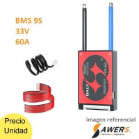DALY BMS Proteccion Li-ion 9S 33V 60A