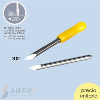 Cuchilla de Plotter 1.5mm 30grados Cuchilla de Plotter 1.5mm 30grados