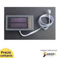 pantalla de visualizacion de parametros del controlador PLC