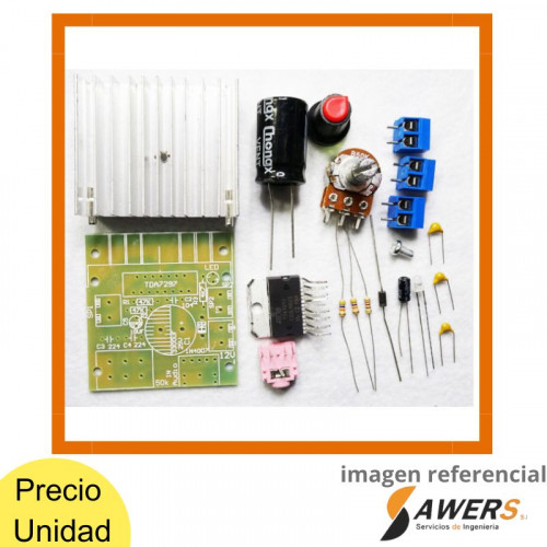 TDA7297 kit amplificador stereo 15W