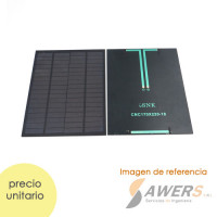 Panel Solar 5W 170x220mm 18V policristalino