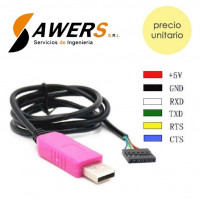 Cable USB Serial PL2303HXD USB (6Pin) Cable USB Serial PL2303HXD USB (6Pin)