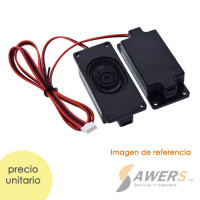 Altavoz Rectangular 8ohm 3W para PC (PAR)