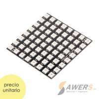 Matriz de led RGB WS2812 8*8 PCB