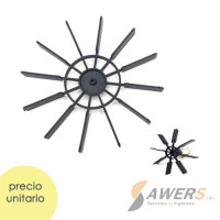 1x Rueda tipo Paleta (Barco bricolaje)